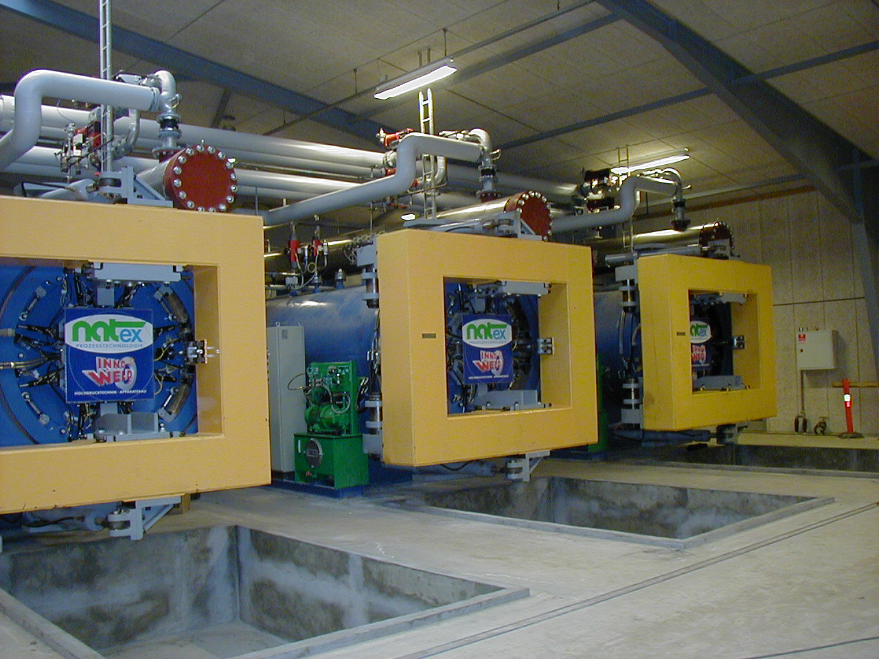 Wood impregnation plant